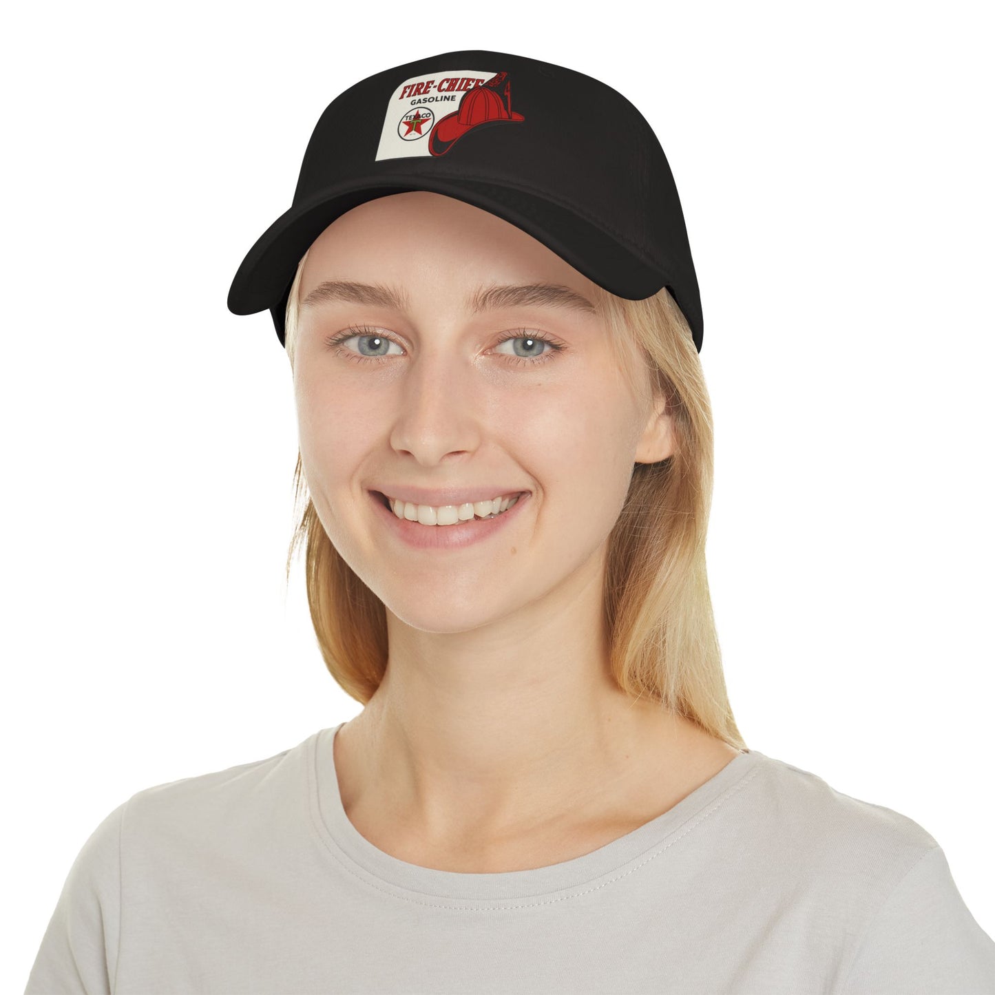 Vintage Fire Chief Baseball Cap, Ideal for Firefighters, Red Hat, Gasoline Logo Cap, Unique Gift for Men and Women