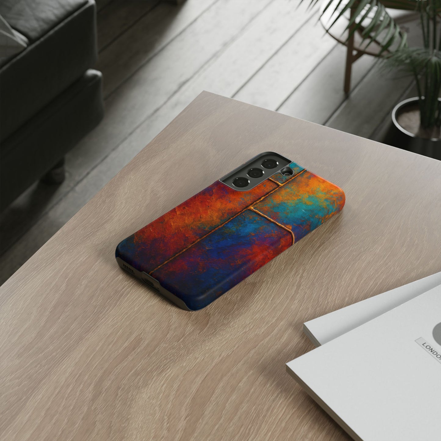 Vibrant Phone Case, Colorful Tough Case Cover, Artistic Phone Protector, Unique Smartphone Accessories, Gift for Tech Lovers