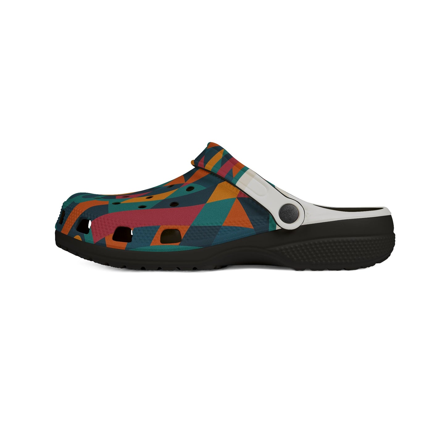 Vibrant Patterned Clogs - Fun EVA Foam Shoes for Comfort and Style, Summer Footwear, Festival Shoes, Colorful Garden Clogs, Unique Slide Ons