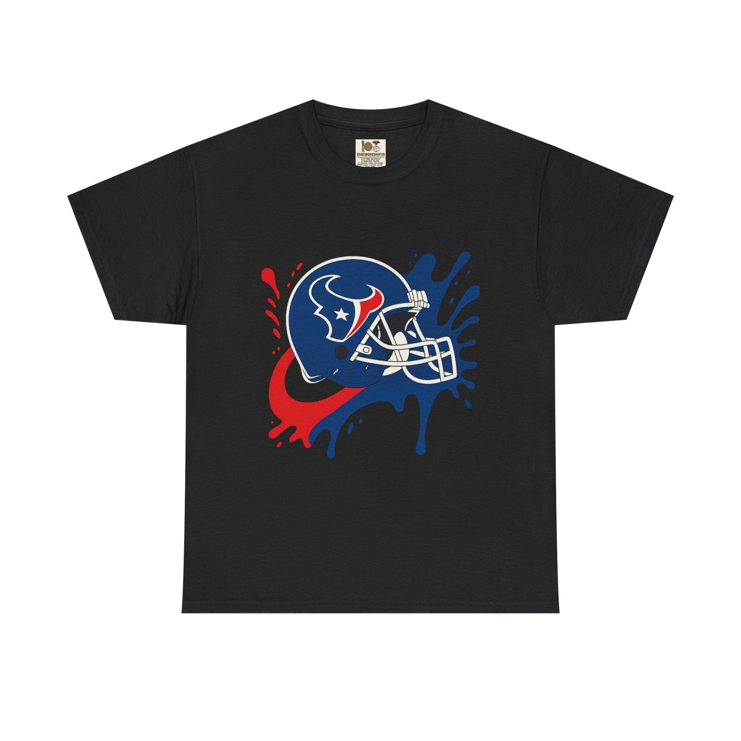 Football Splash Art Tee, Unisex Sports Shirt, Game Day Casual Wear, Gift for Fans, Holidays, Team Spirit Apparel