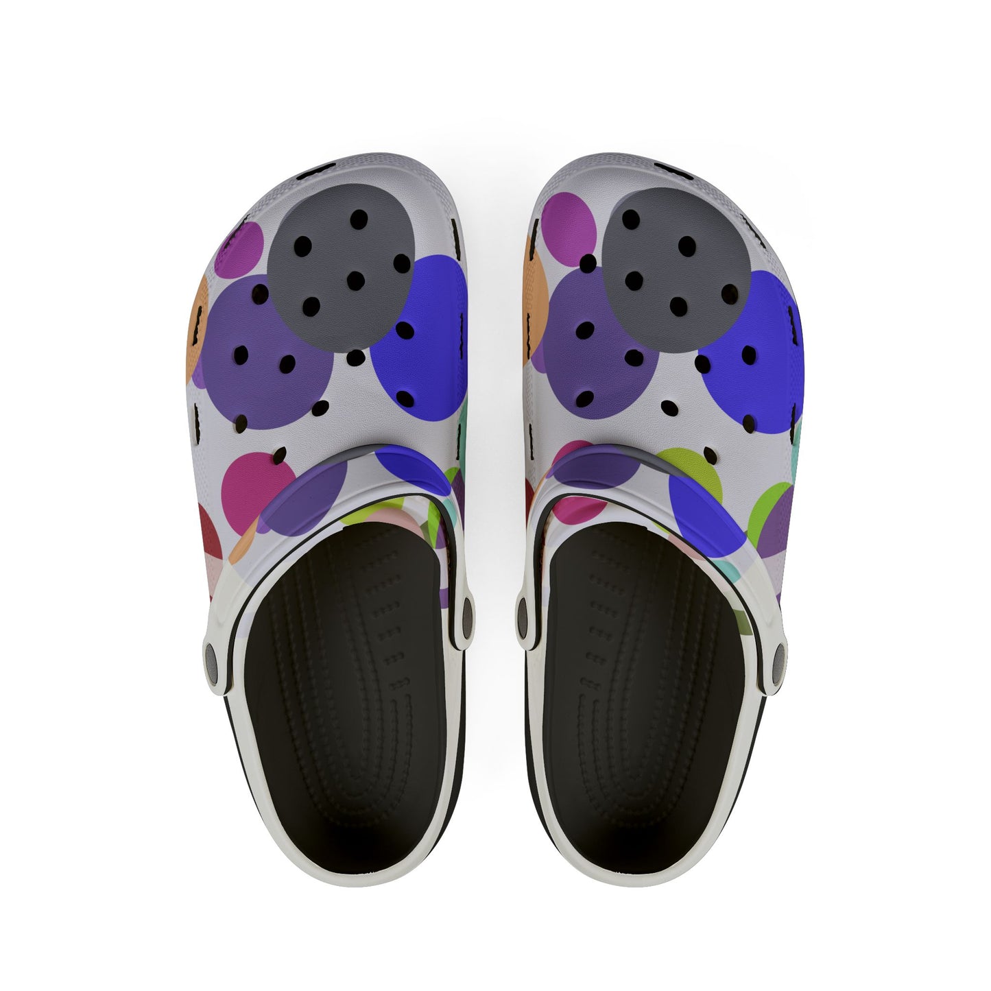 Colorful Foam Clogs, Fun Slip-On Shoes for Summer, Casual Footwear for Pool, Beach and Home