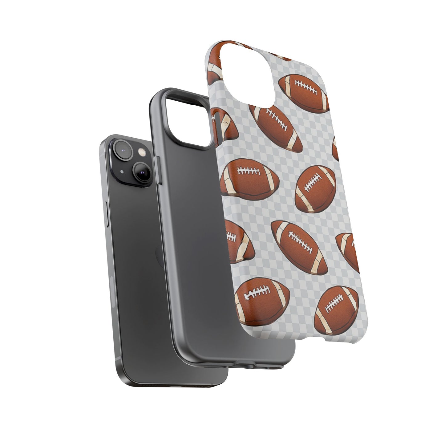 Football Phone Case, Tough Cases for Sports Fans, Unique Gift for Football Lovers, Protective Decor, Athletic Accessories