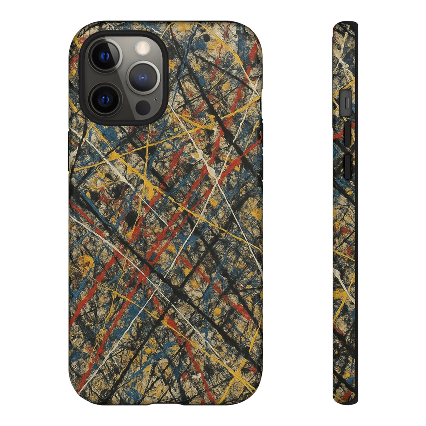 Tough Cases Phone Case - Bold Abstract Design, Stylish Mobile Cover, Unique Gift for Him/Her, Durable Accessory, Trendy Protection