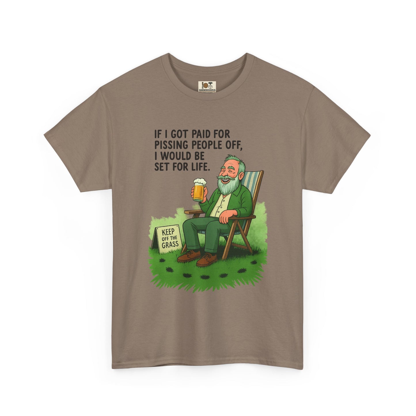 Funny Graphic Tee, Unisex Heavy Cotton T-Shirt, Gift for Men, Humorous Shirt for Friends, Casual Wear, Birthday Gift, Everyday Humor