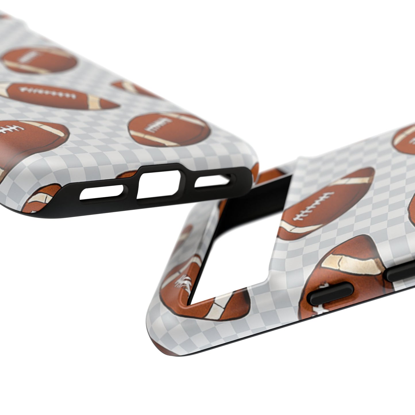 Football Phone Case, Tough Cases for Sports Fans, Unique Gift for Football Lovers, Protective Decor, Athletic Accessories