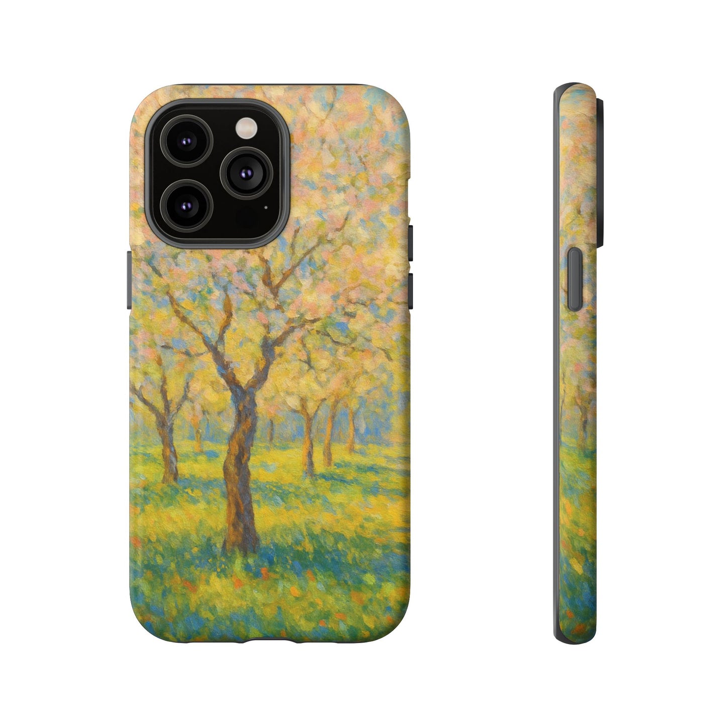Artistic Phone Case, Tough Phone Case, Flower Tree Case, Spring Decor, Unique Phone Cover, Nature Lover Gift