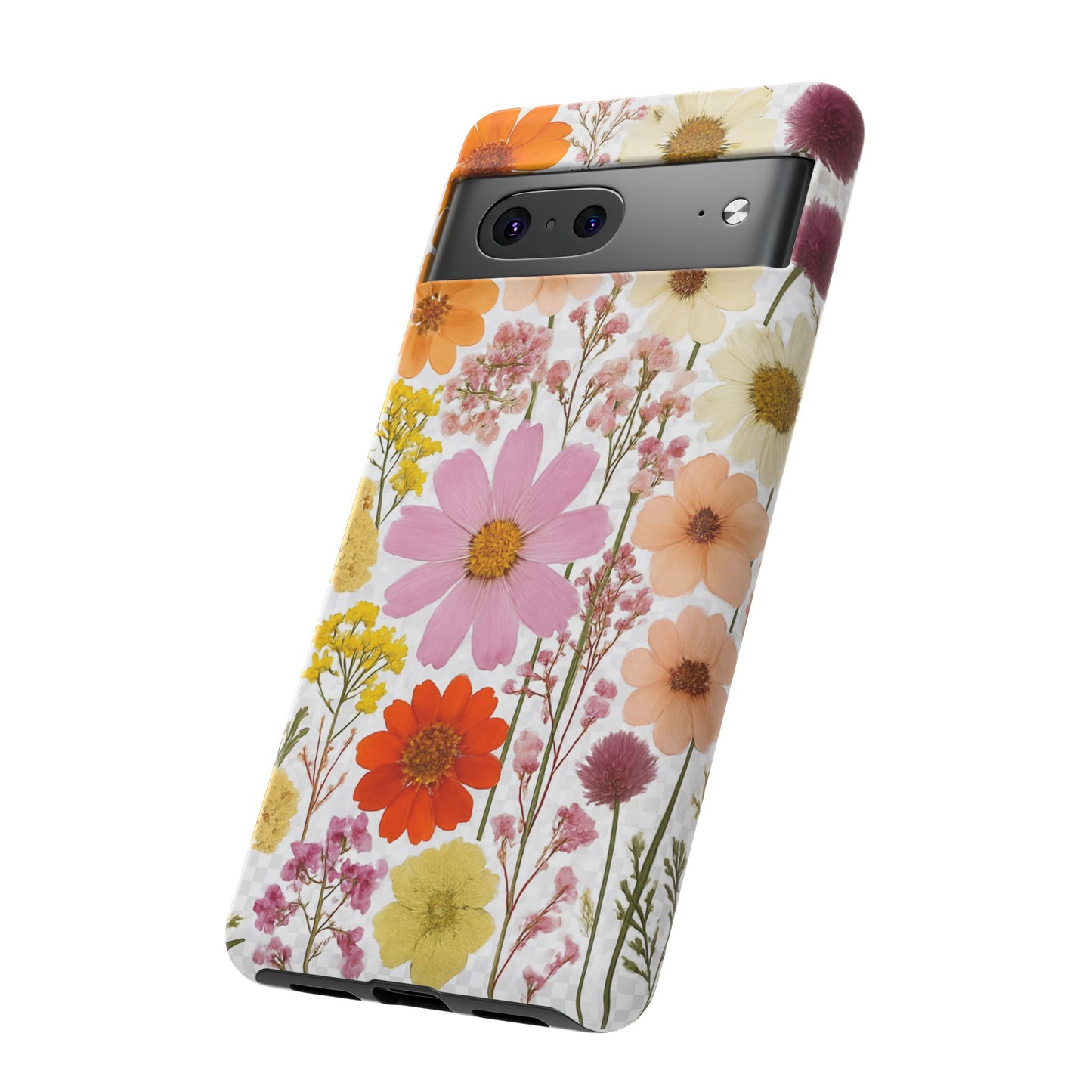 Floral Phone Case - Tough Cases, Stylish Protective Cover, Flower Design, Trendy Gift, Nature Lover Accessory, DRIED FLOWERS