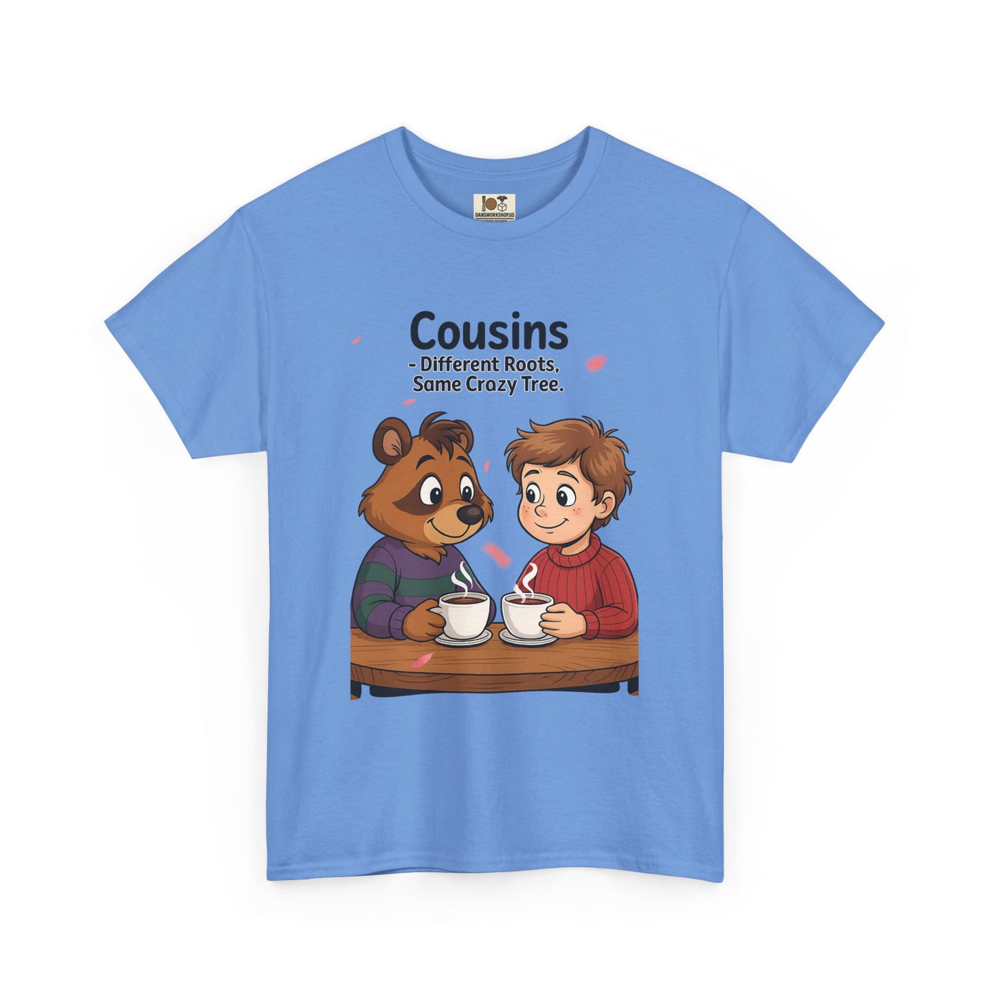 Cousins Coffee Tee - Cute Graphic T-Shirt for Family, Cousins Gift, Funny Tee, Casual Wear, Birthday Gift