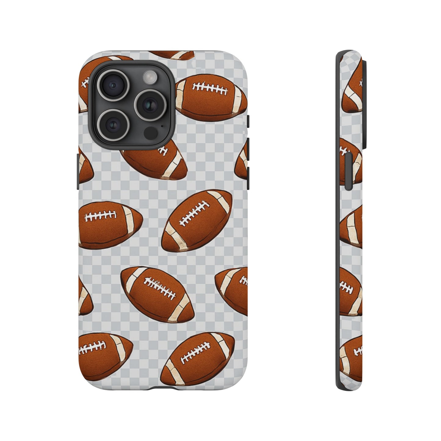 Football Phone Case, Tough Cases for Sports Fans, Unique Gift for Football Lovers, Protective Decor, Athletic Accessories