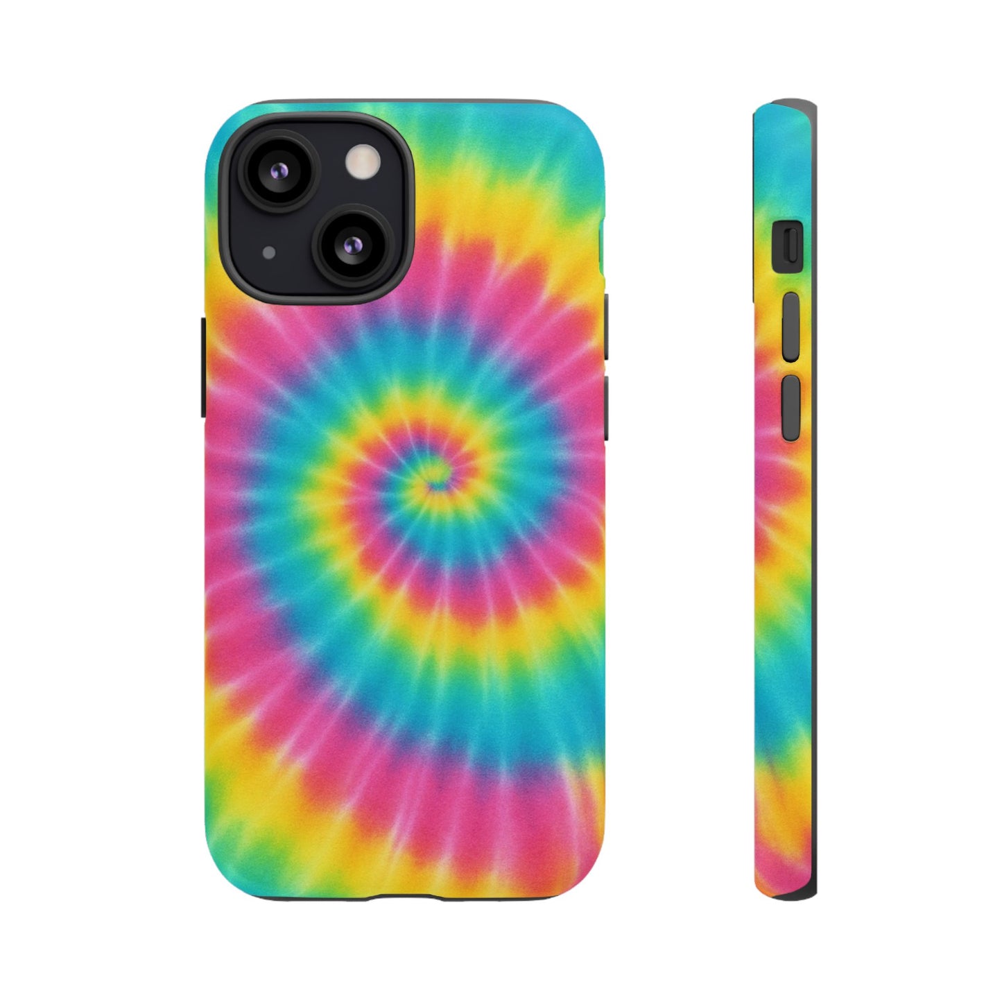 Colorful Tie-Dye Phone Case, Vibrant Phone Cover, Boho Style Accessory, Gift for Teens, Trendy Phone Accessories