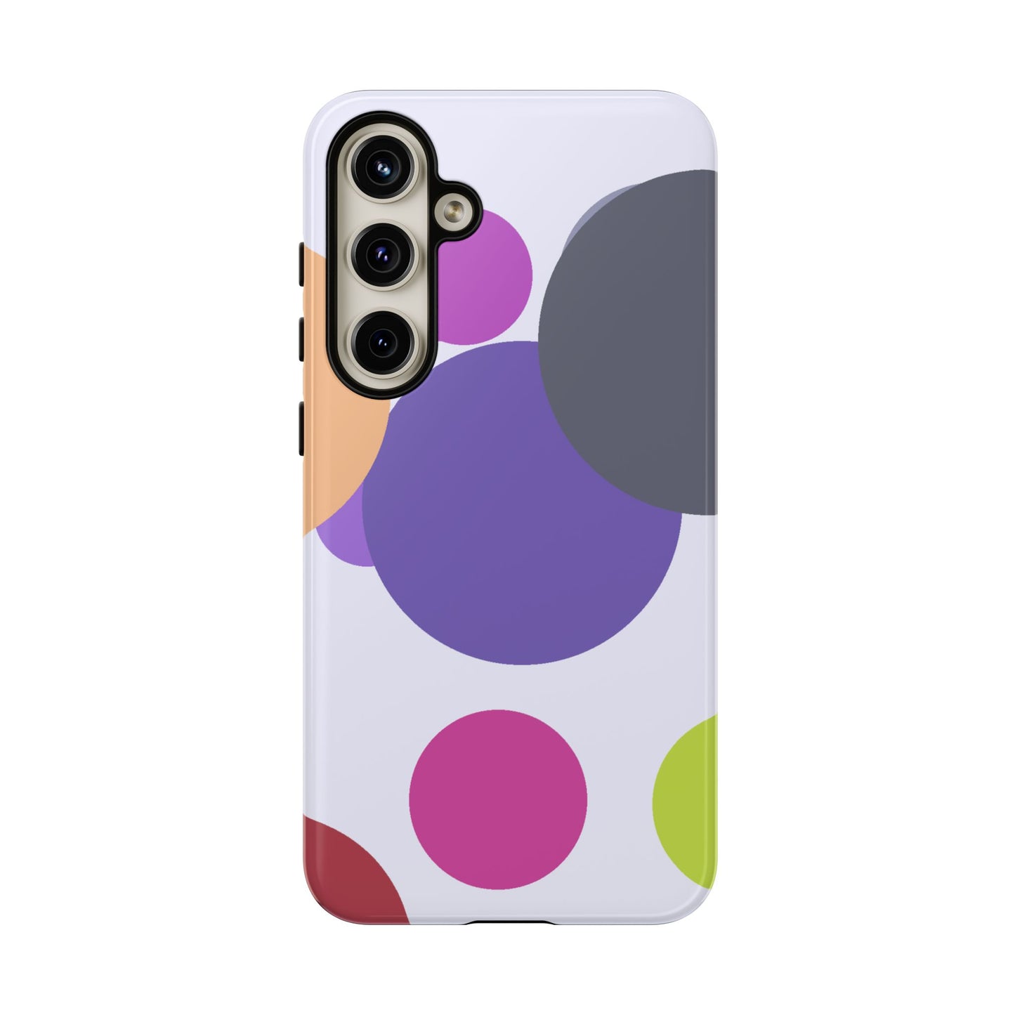 Colorful Geometric Phone Case, Bold Protective Cover for iPhone, Unique Gift for Trendy Teens, Fun Customizable Cases, Modern Design