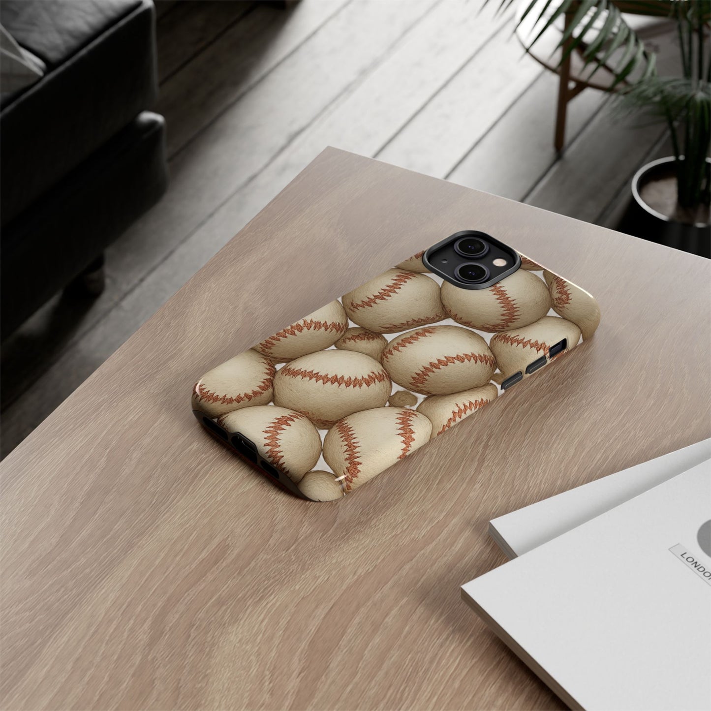 Baseball Phone Case, Tough Cases for Sports Fans, Custom iPhone Cover, Unique Gift for Baseball Lovers, Durable Protection