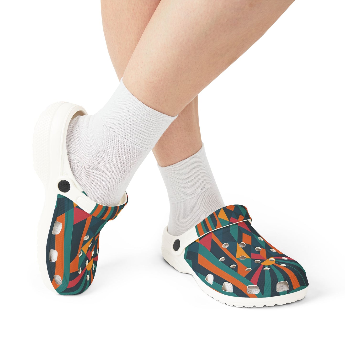 Vibrant AOP EVA Foam Clogs for Trendy Comfort | Unique Slip-On Shoes, Summer Fun, Festival Footwear, Casual Wear, Gift Ideas