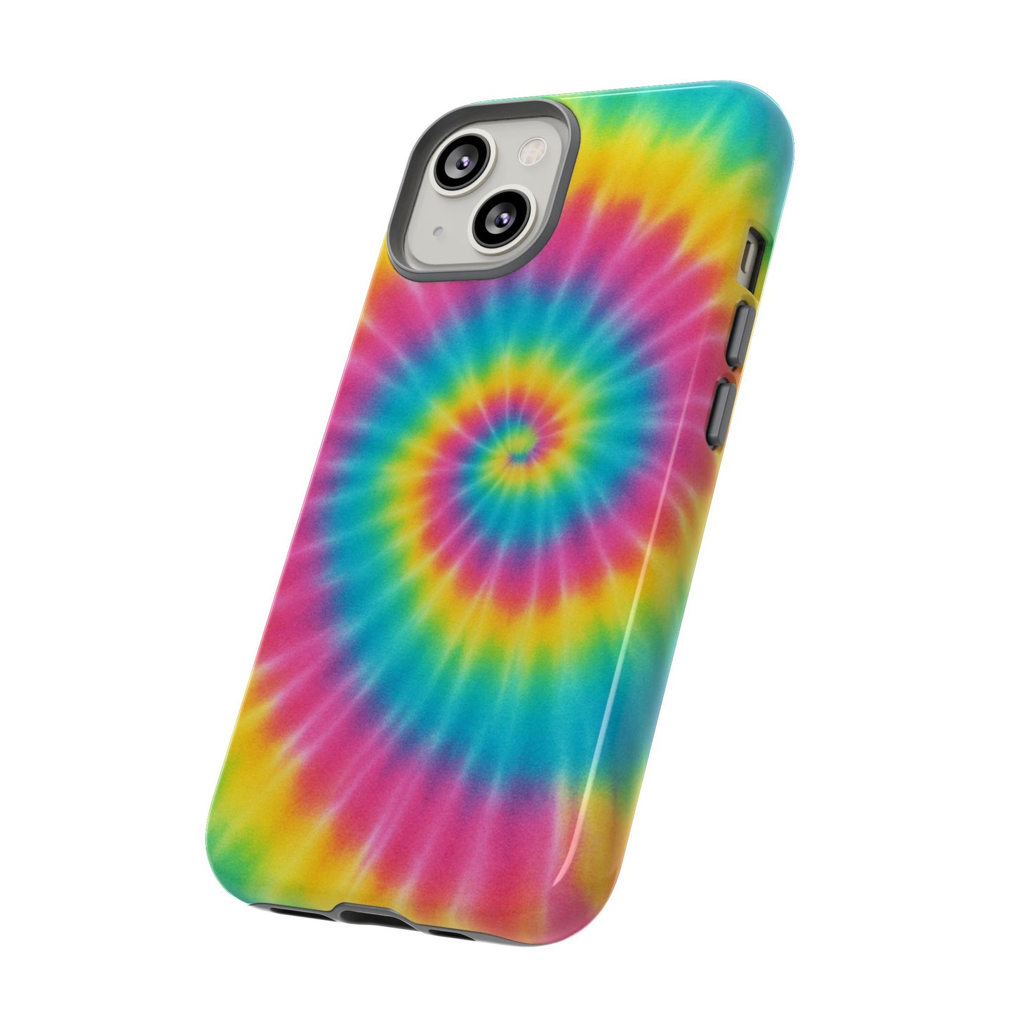 Colorful Tie-Dye Phone Case, Vibrant Phone Cover, Boho Style Accessory, Gift for Teens, Trendy Phone Accessories