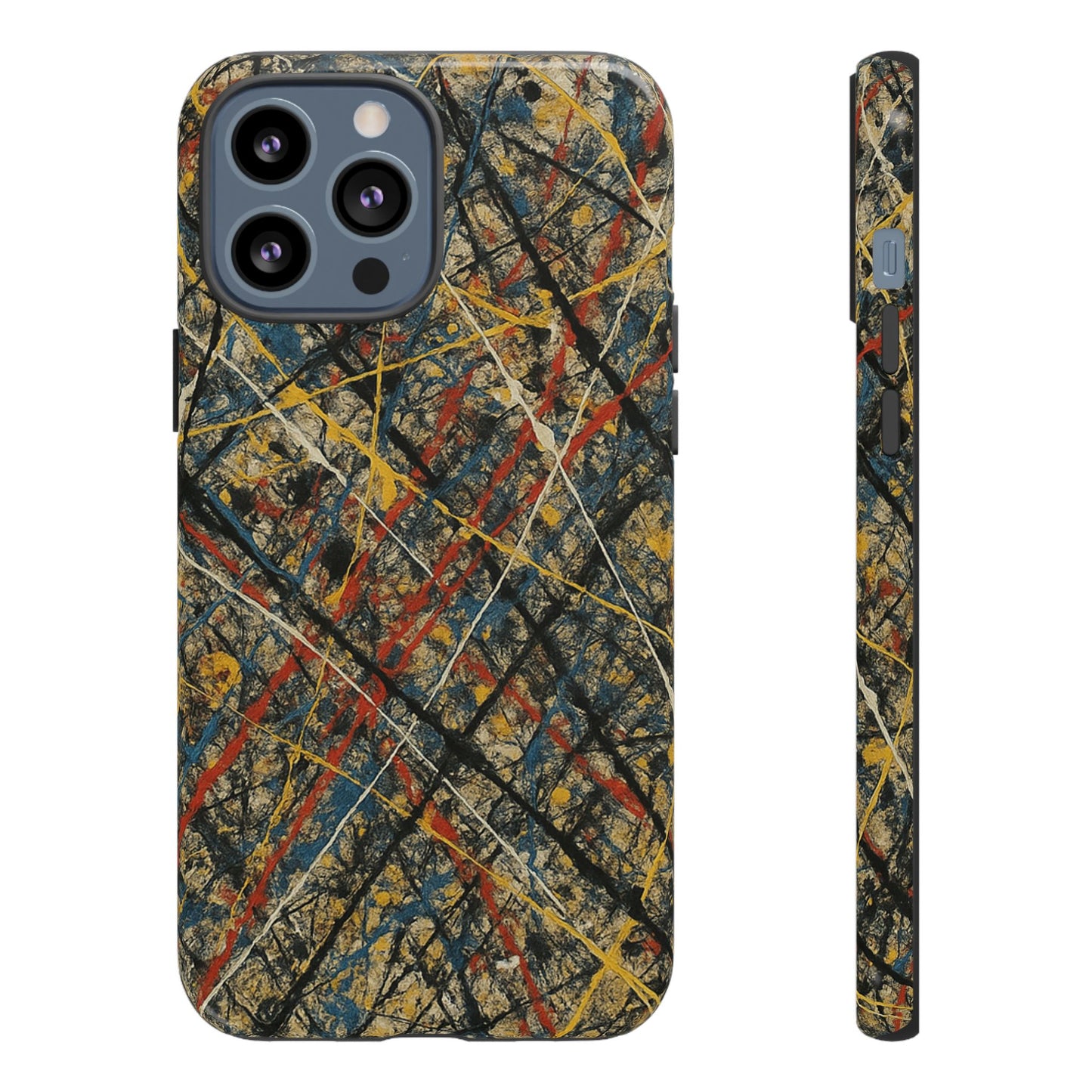 Tough Cases Phone Case - Bold Abstract Design, Stylish Mobile Cover, Unique Gift for Him/Her, Durable Accessory, Trendy Protection