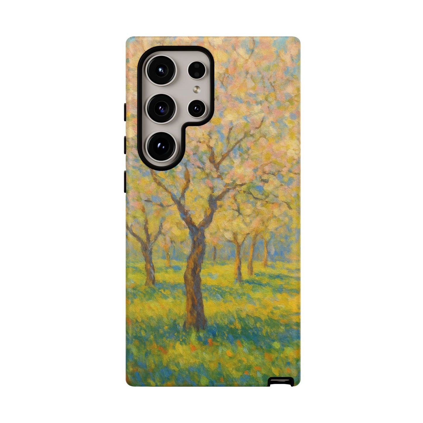 Artistic Phone Case, Tough Phone Case, Flower Tree Case, Spring Decor, Unique Phone Cover, Nature Lover Gift
