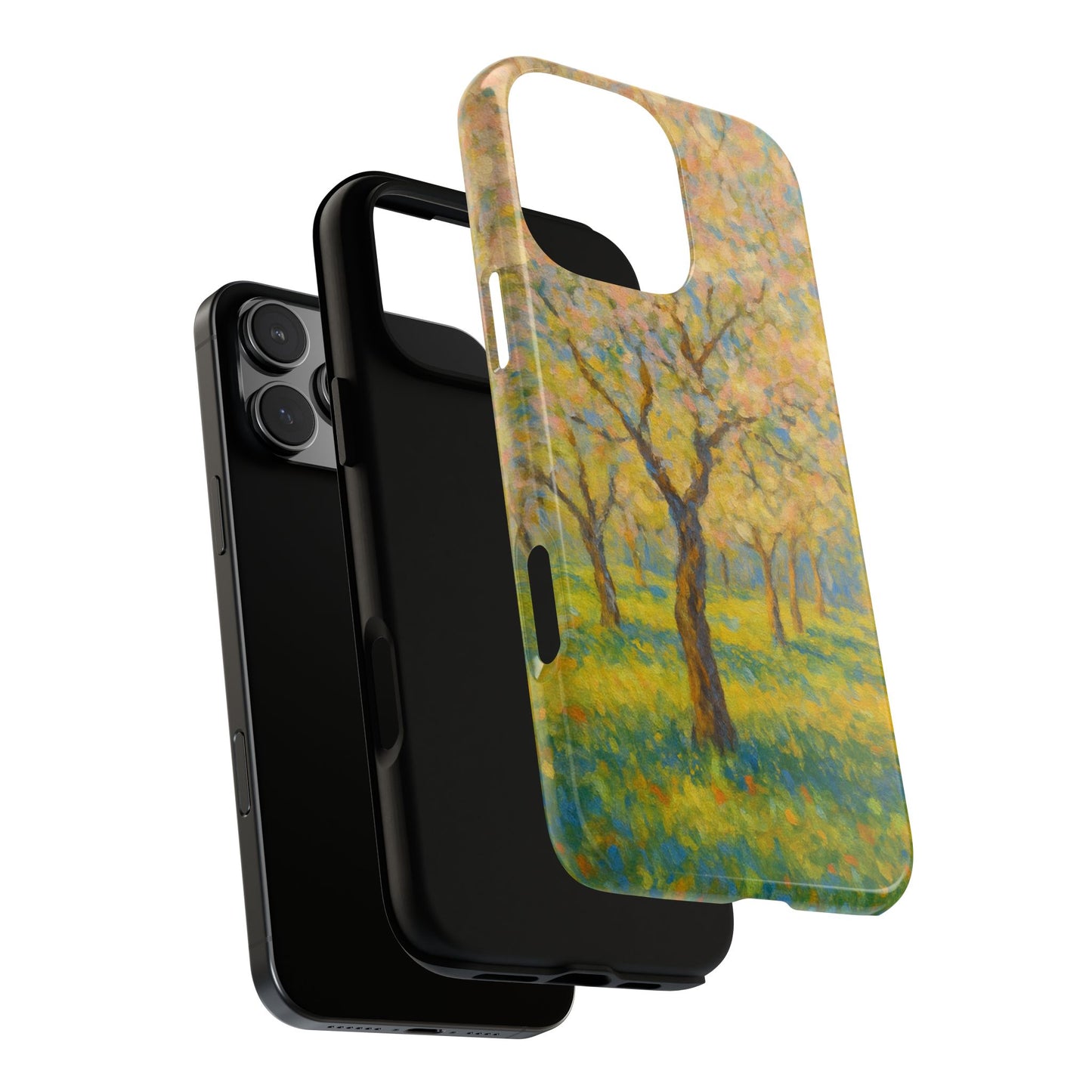 Artistic Phone Case, Tough Phone Case, Flower Tree Case, Spring Decor, Unique Phone Cover, Nature Lover Gift