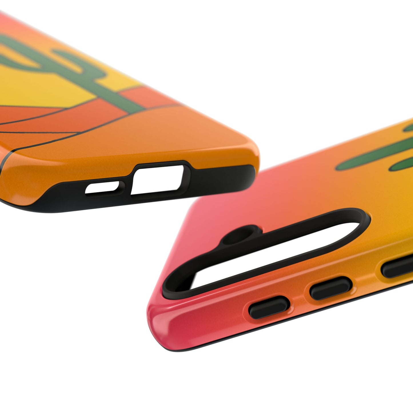 Desert Vibes Phone Case, Tough Cases, Cactus Design, Colorful Phone Cover, Summer Aesthetic, Unique Gift Idea