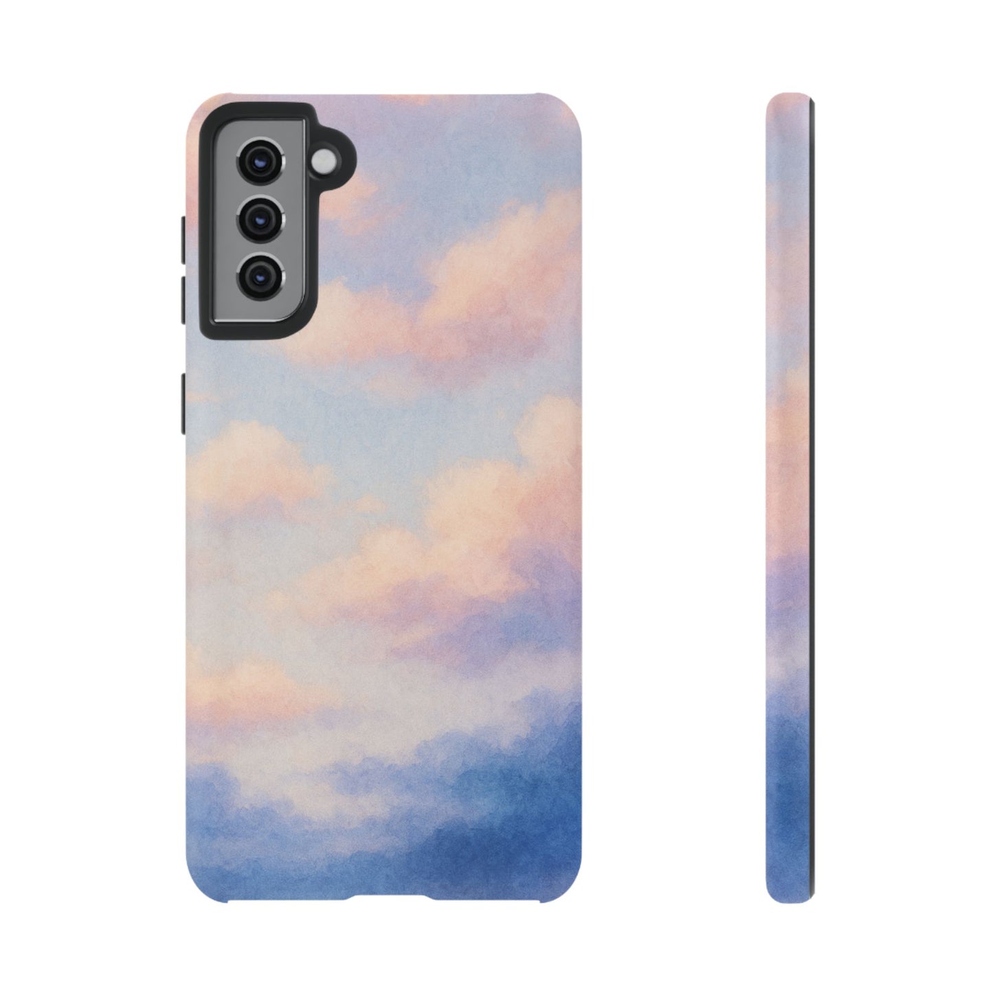 Sky Blue Cloud Phone Case, Tough Phone Cover, Aesthetic Cell Phone Accessory, Gift for Teen, Trendy Tech Protection