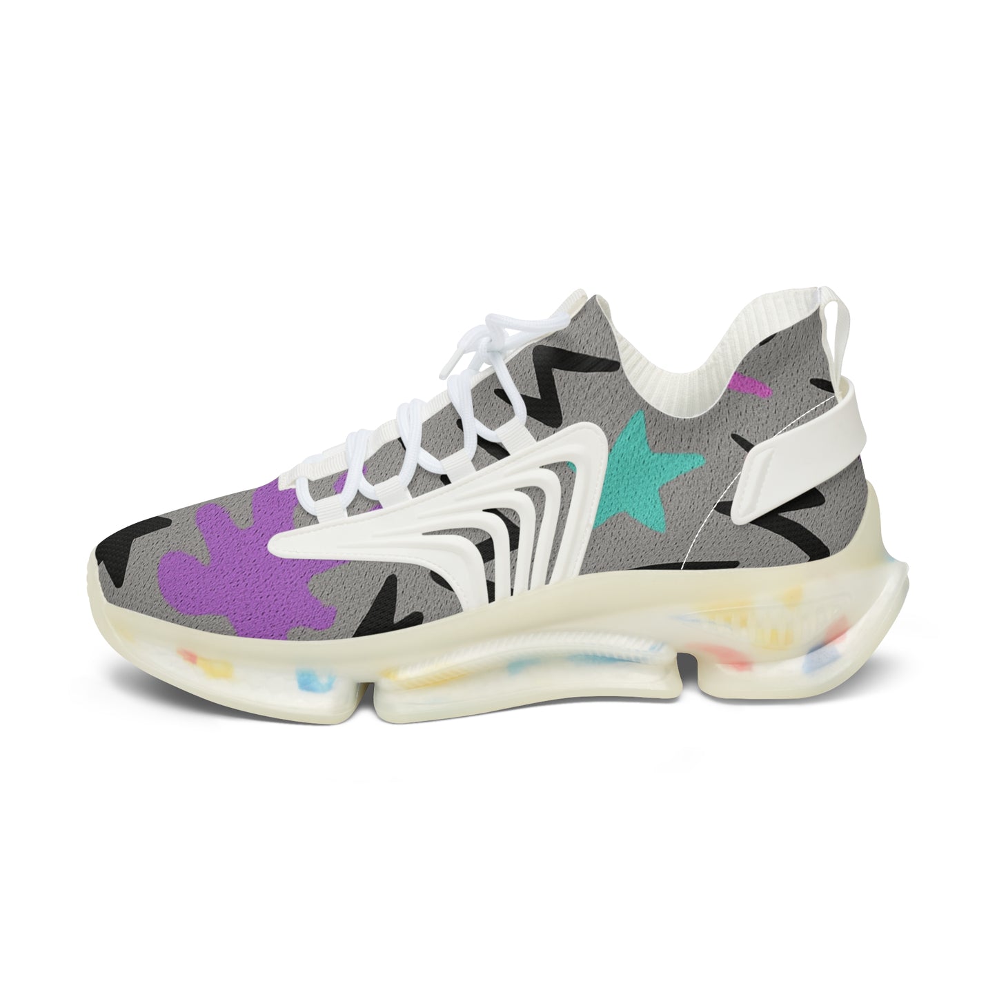 Trendy Women's Mesh Sneakers, Colorful Athletic Shoes, Casual Footwear, Stylish Sneakers, Lightweight Trainers, Daily Walk Shoes, urban