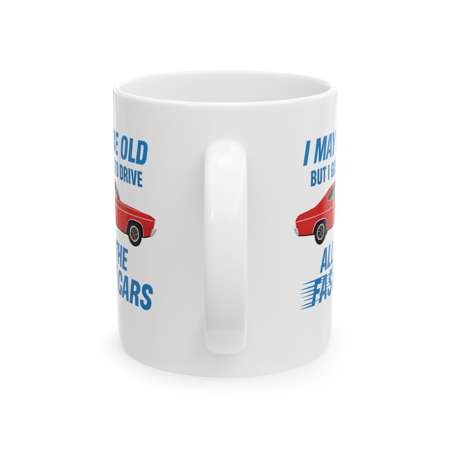 Vintage Car Enthusiast Mug, Classic Vehicle Gift, Car Lover Coffee Cup, Birthday Present for Him, Father's Day Mug, FAST CARS. CARS, OLD