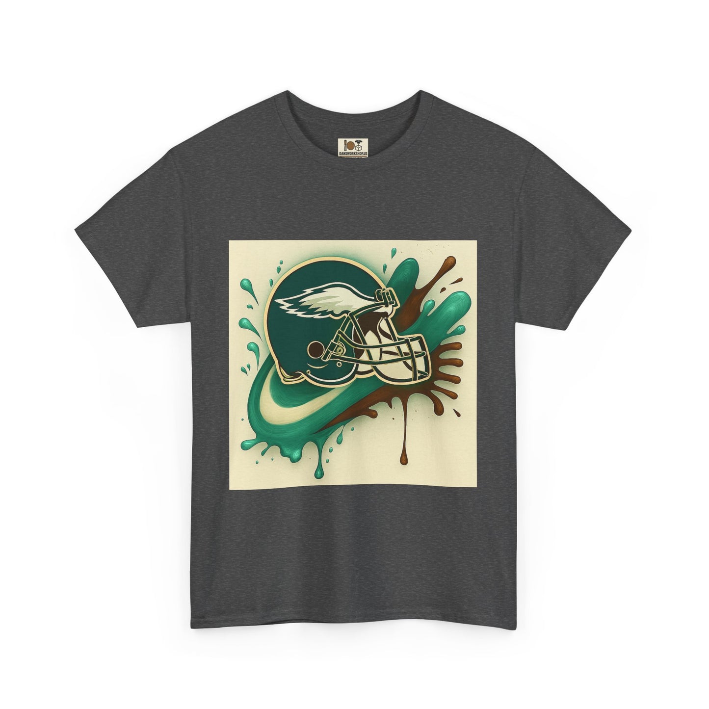 Eagles Fan Unisex Heavy Cotton Tee, Sports Shirt, Team Apparel, Game Day Outfit, Football Merchandise