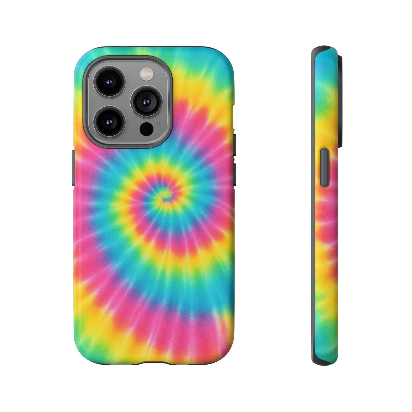 Colorful Tie-Dye Phone Case, Vibrant Phone Cover, Boho Style Accessory, Gift for Teens, Trendy Phone Accessories