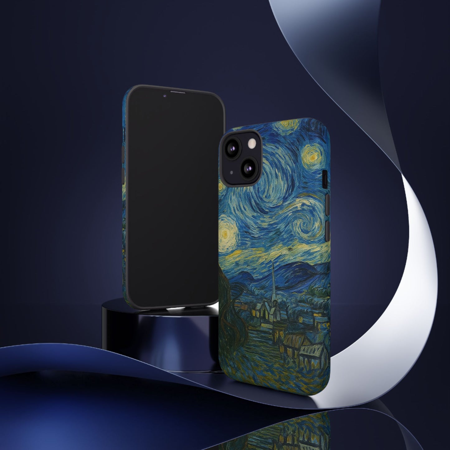 Starry Night Phone Case, Artistic Cell Phone Cover, Gift for Art Lovers, Unique Phone Accessory, Birthday Gift for Him/Her, Tough Cases