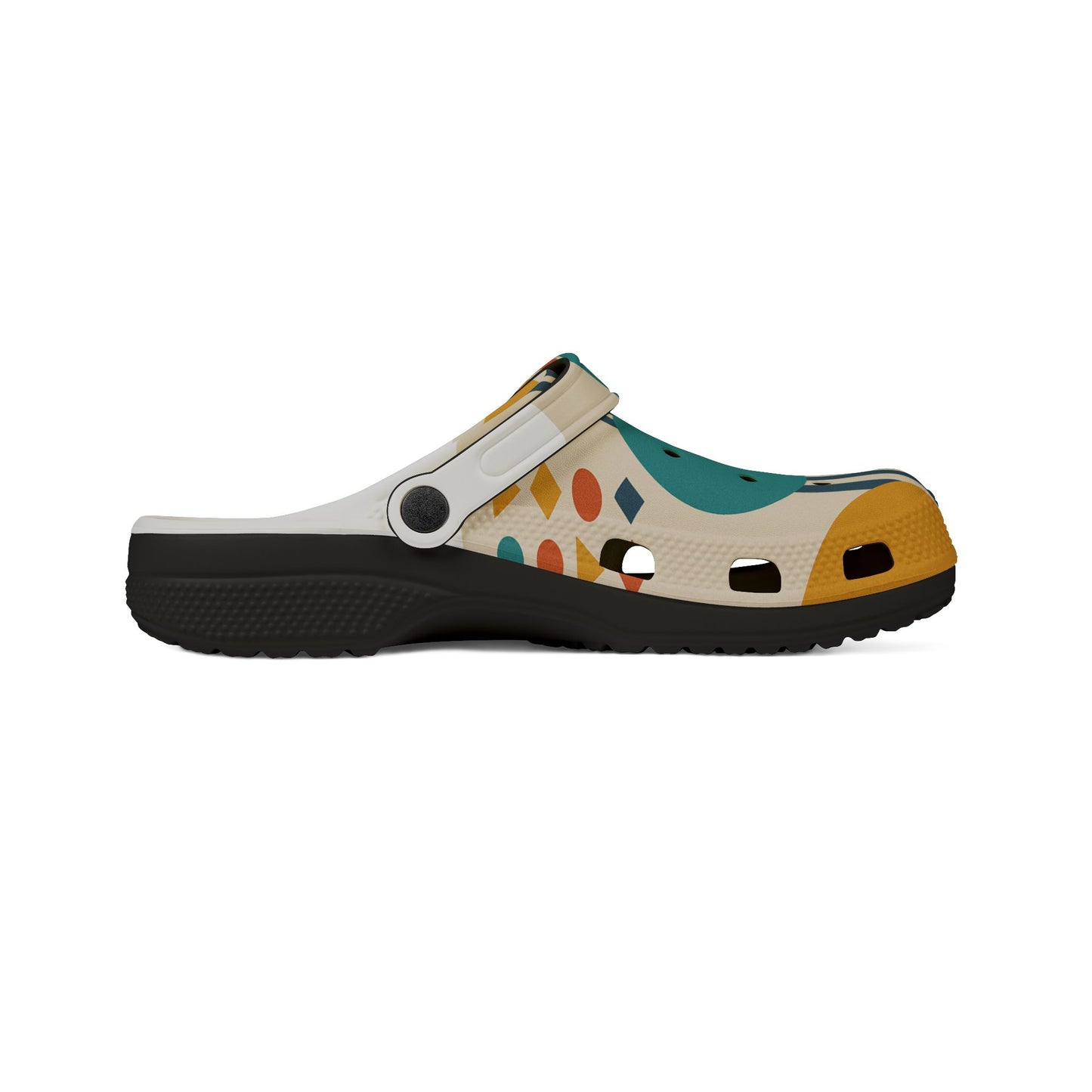 Stylish EVA Foam Rubber Clogs - Colorful AOP Design for Comfort & Fun, Perfect for Summer, Casual Outings, Garden Wear, Gift Ideas