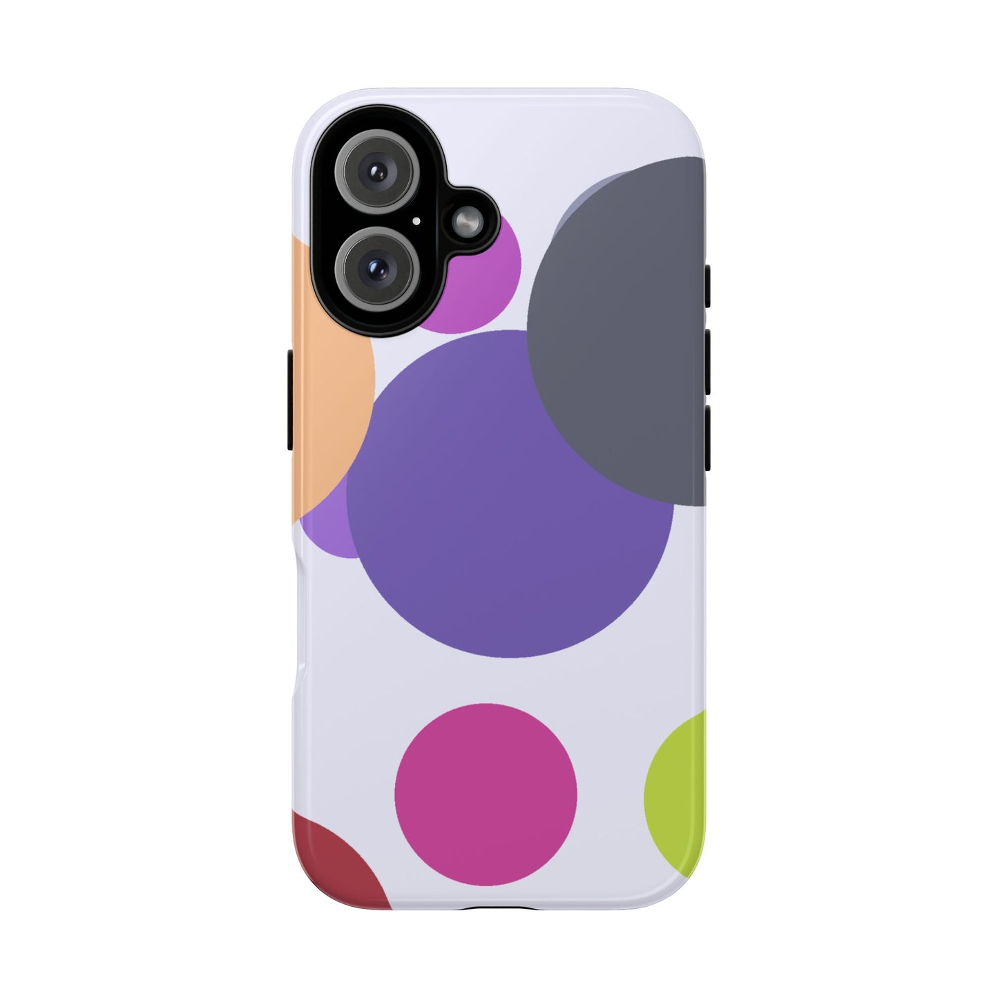 Colorful Geometric Phone Case, Bold Protective Cover for iPhone, Unique Gift for Trendy Teens, Fun Customizable Cases, Modern Design