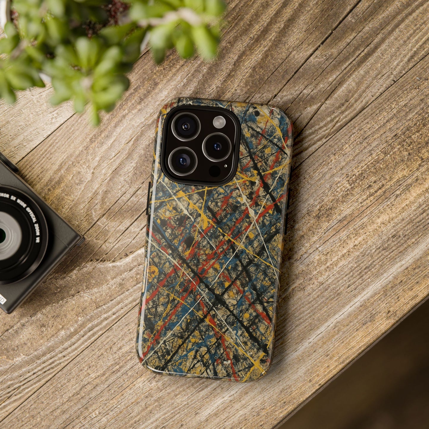 Tough Cases Phone Case - Bold Abstract Design, Stylish Mobile Cover, Unique Gift for Him/Her, Durable Accessory, Trendy Protection