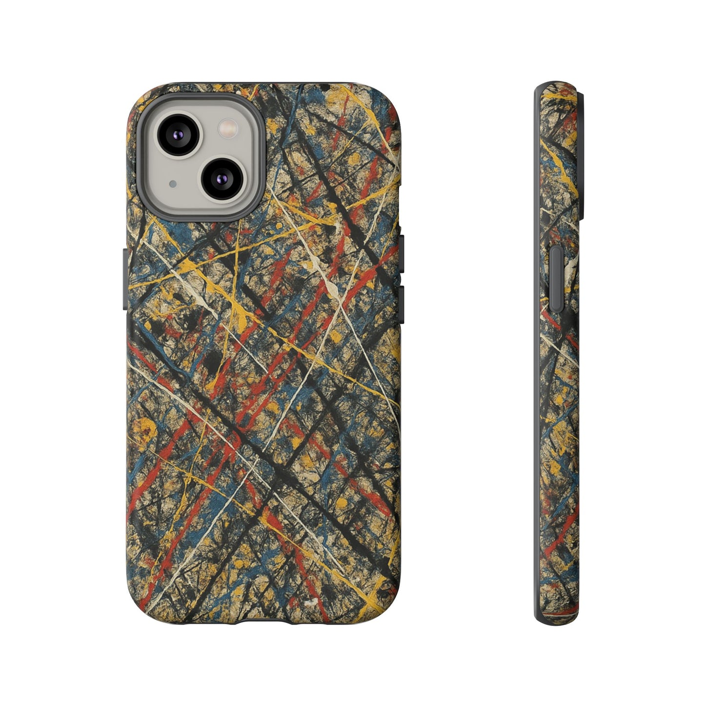 Tough Cases Phone Case - Bold Abstract Design, Stylish Mobile Cover, Unique Gift for Him/Her, Durable Accessory, Trendy Protection