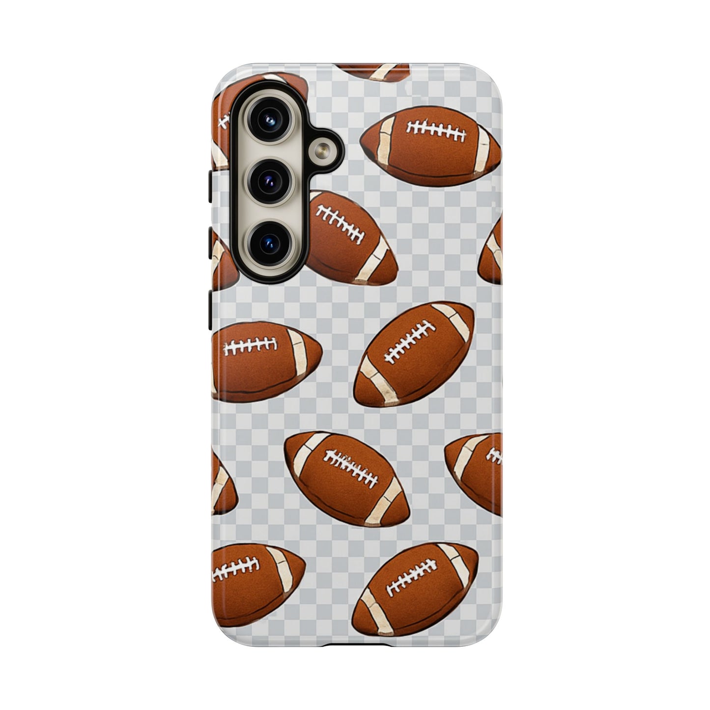 Football Phone Case, Tough Cases for Sports Fans, Unique Gift for Football Lovers, Protective Decor, Athletic Accessories