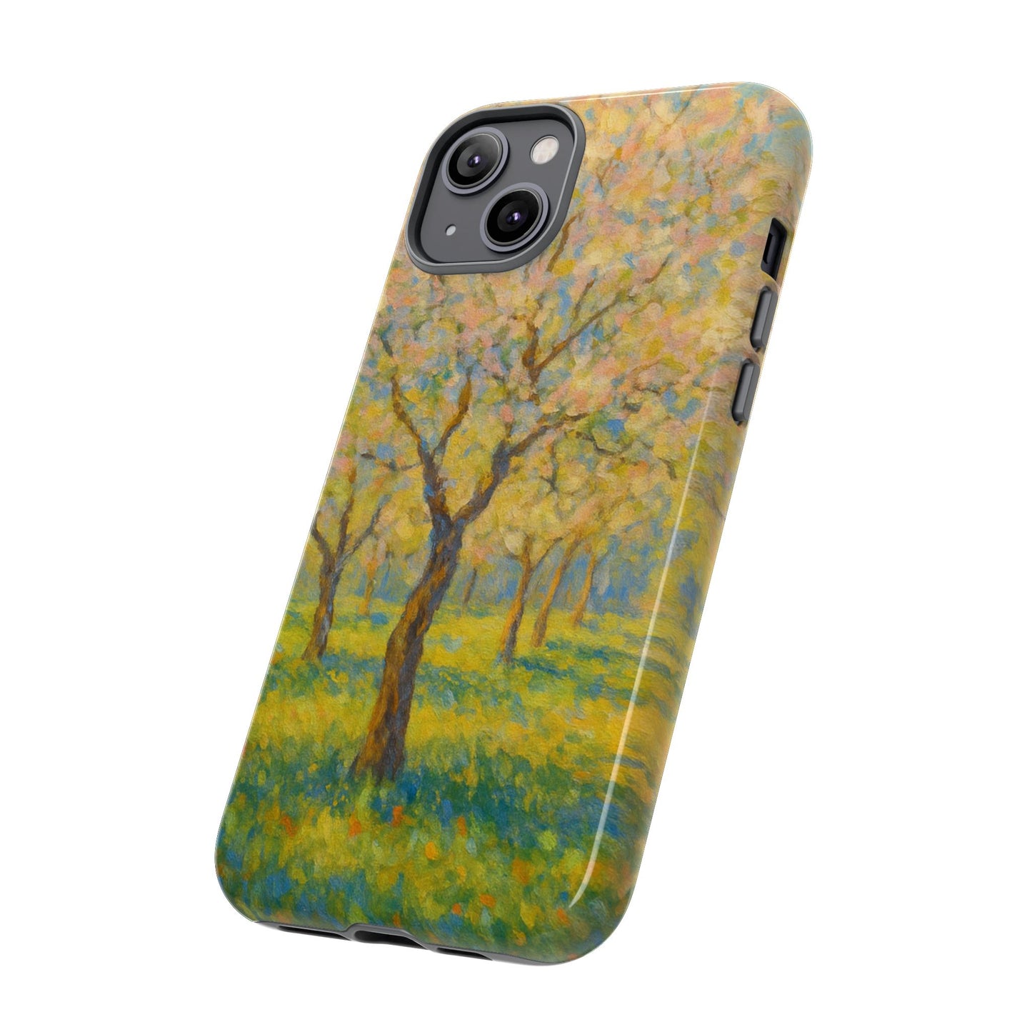Artistic Phone Case, Tough Phone Case, Flower Tree Case, Spring Decor, Unique Phone Cover, Nature Lover Gift