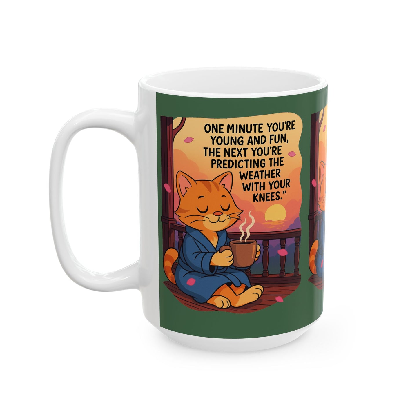 Cozy Cat Quote Ceramic Mug, Funny Gift, Cat Lover Mug, Home Decor, Tea and Coffee Cup, Perfect for Birthday or Holiday