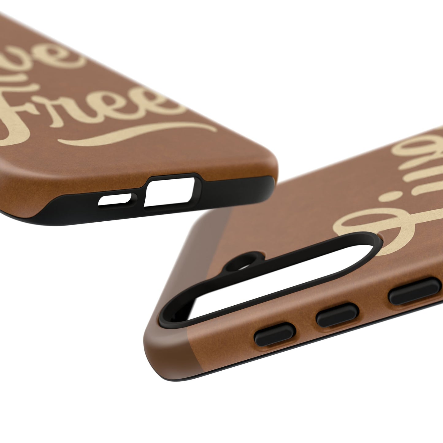 Live Free Phone Case, Tough Cases, Inspirational Phone Accessories, Gift for Adventurers, Customizable Design, Unique Tech Gifts