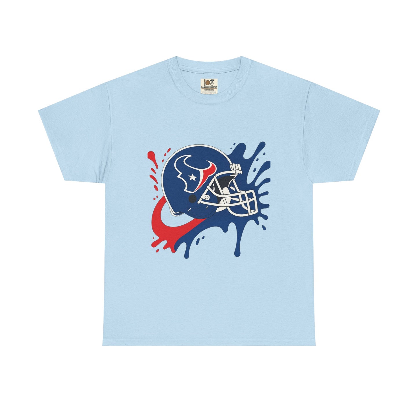Football Splash Art Tee, Unisex Sports Shirt, Game Day Casual Wear, Gift for Fans, Holidays, Team Spirit Apparel