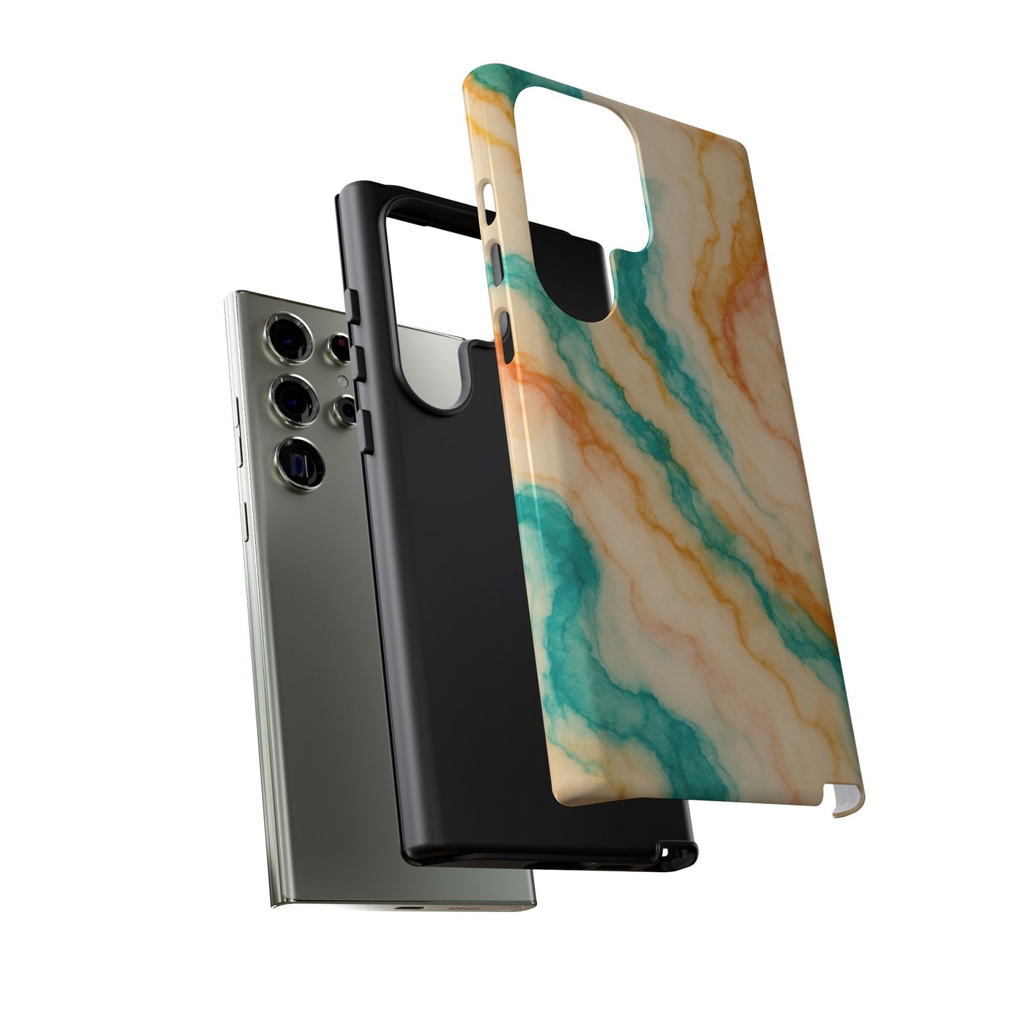 Stylish Phone Case - Tough Cases with Abstract Marble Design, Trendy Accessory, Gift for Her, Protective Case, Unique Phone Cover