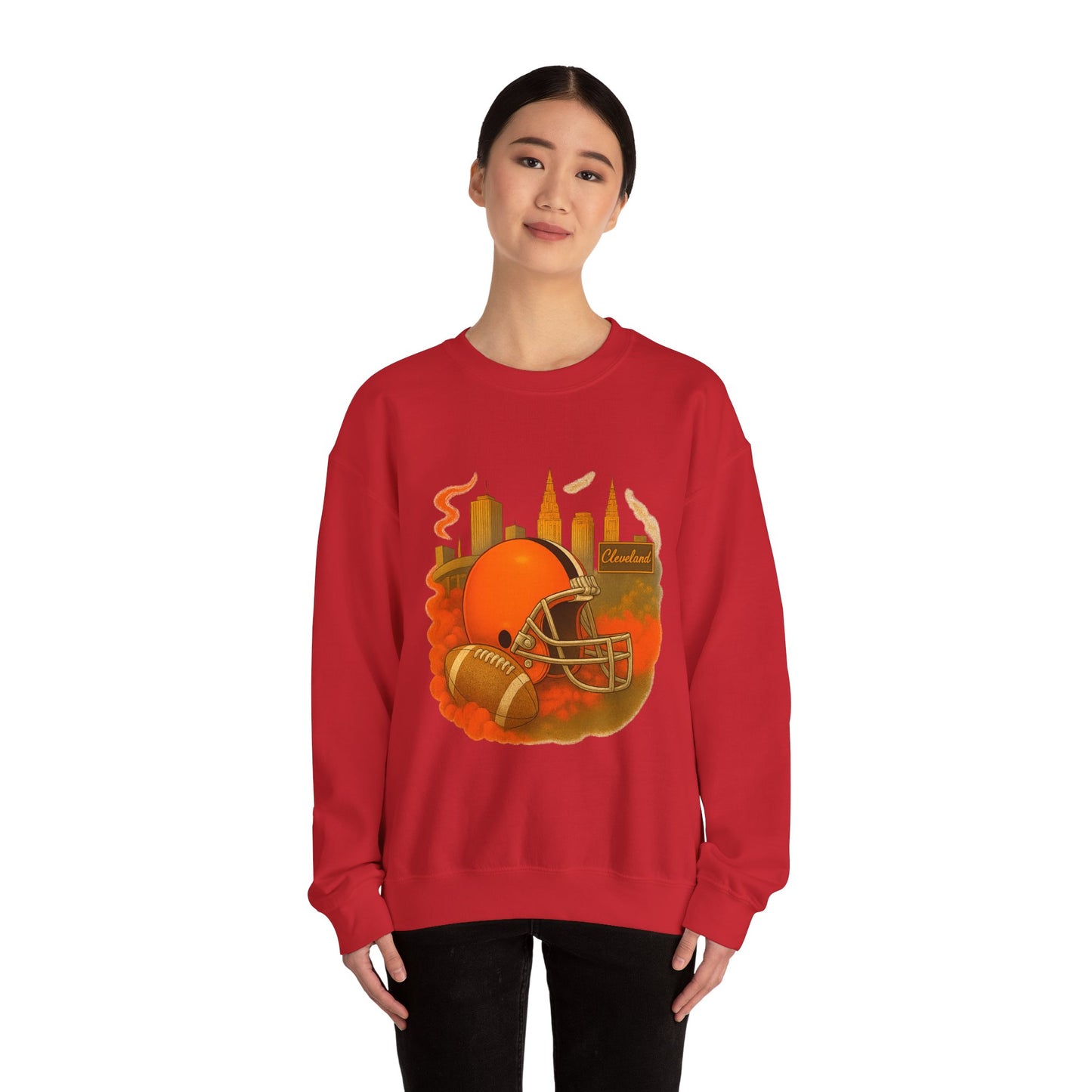 Cleveland Football Crewneck Sweatshirt