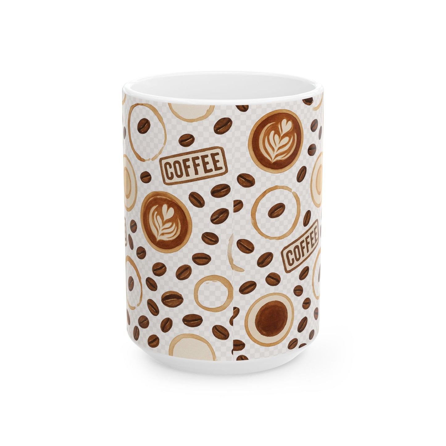 Coffee Lover's Ceramic Mug | 11oz & 15oz | Perfect Gift for Coffee Enthusiasts, Kitchen Decor, Office Use, Coffee Break, Housewarming