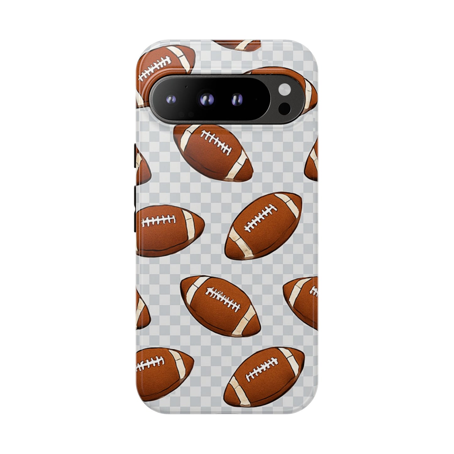 Football Phone Case, Tough Cases for Sports Fans, Unique Gift for Football Lovers, Protective Decor, Athletic Accessories