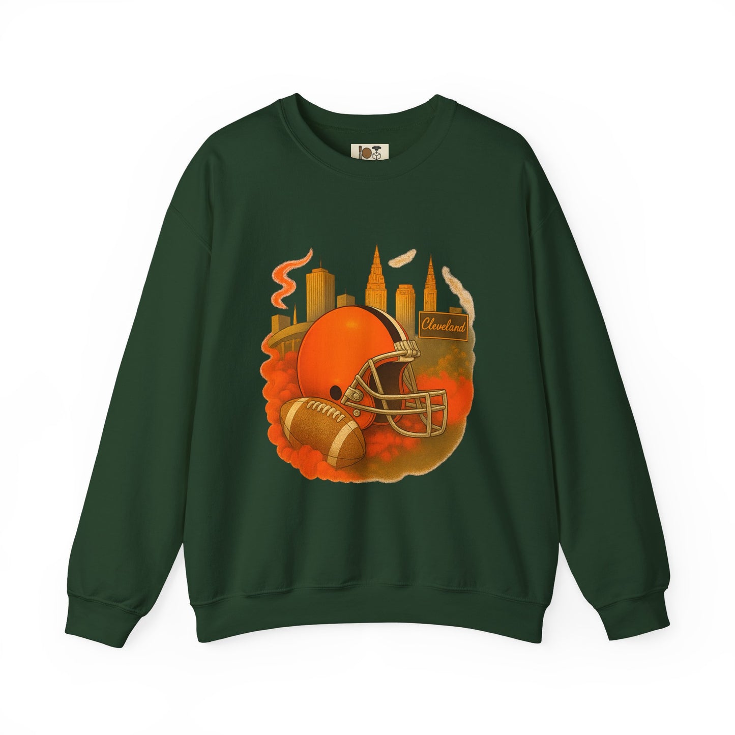 Cleveland Football Crewneck Sweatshirt