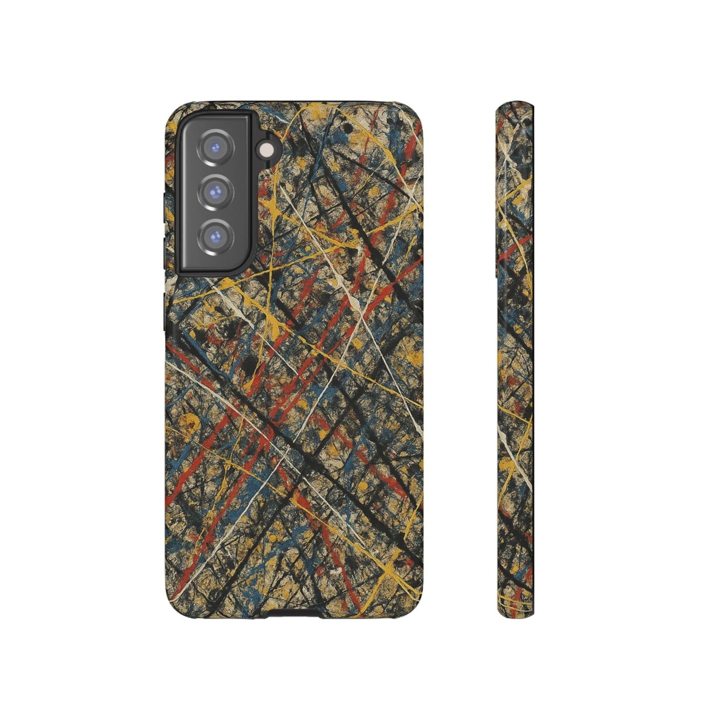 Tough Cases Phone Case - Bold Abstract Design, Stylish Mobile Cover, Unique Gift for Him/Her, Durable Accessory, Trendy Protection