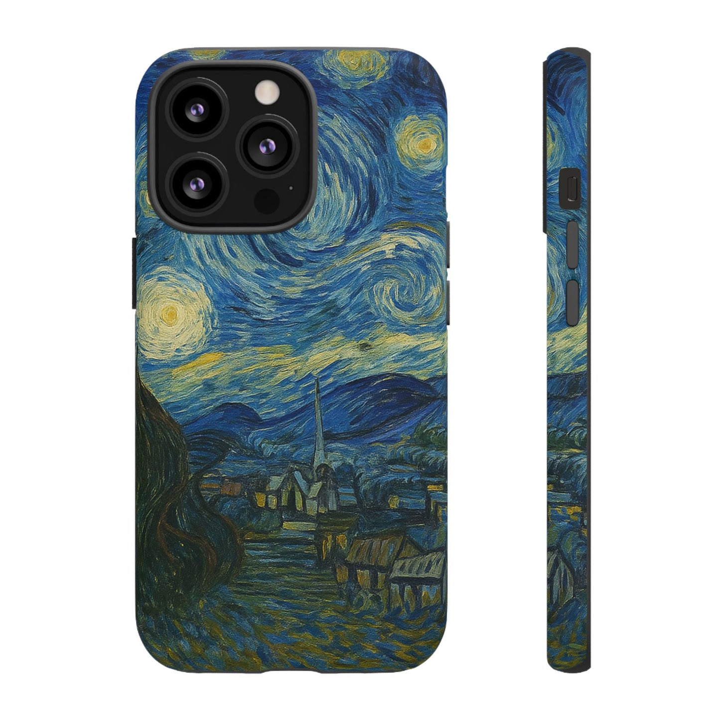 Starry Night Phone Case, Artistic Cell Phone Cover, Gift for Art Lovers, Unique Phone Accessory, Birthday Gift for Him/Her, Tough Cases