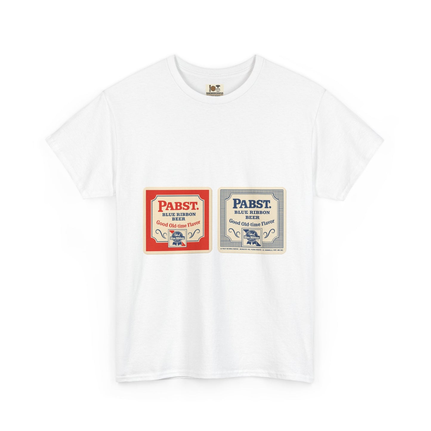 Vintage-Inspired Unisex Heavy Cotton Tee, Perfect for Beer Lovers, Retro Style Shirt, Gift for Him/Her, Casual Wear, Birthday Gift, Pabst beer