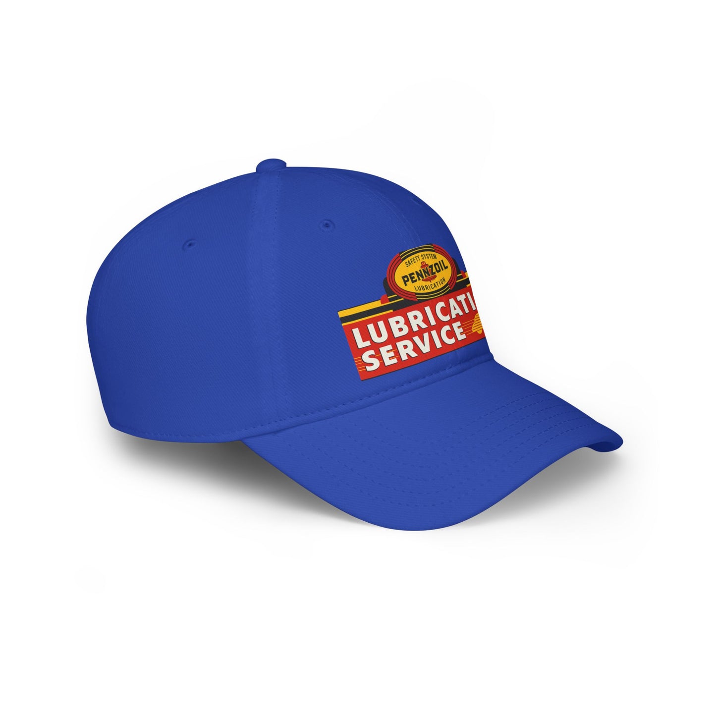 Vintage Lubrication Service Baseball Cap, Classic Red Cap, Automotive Hat, Gift for Car Lovers, Father's Day Accessory