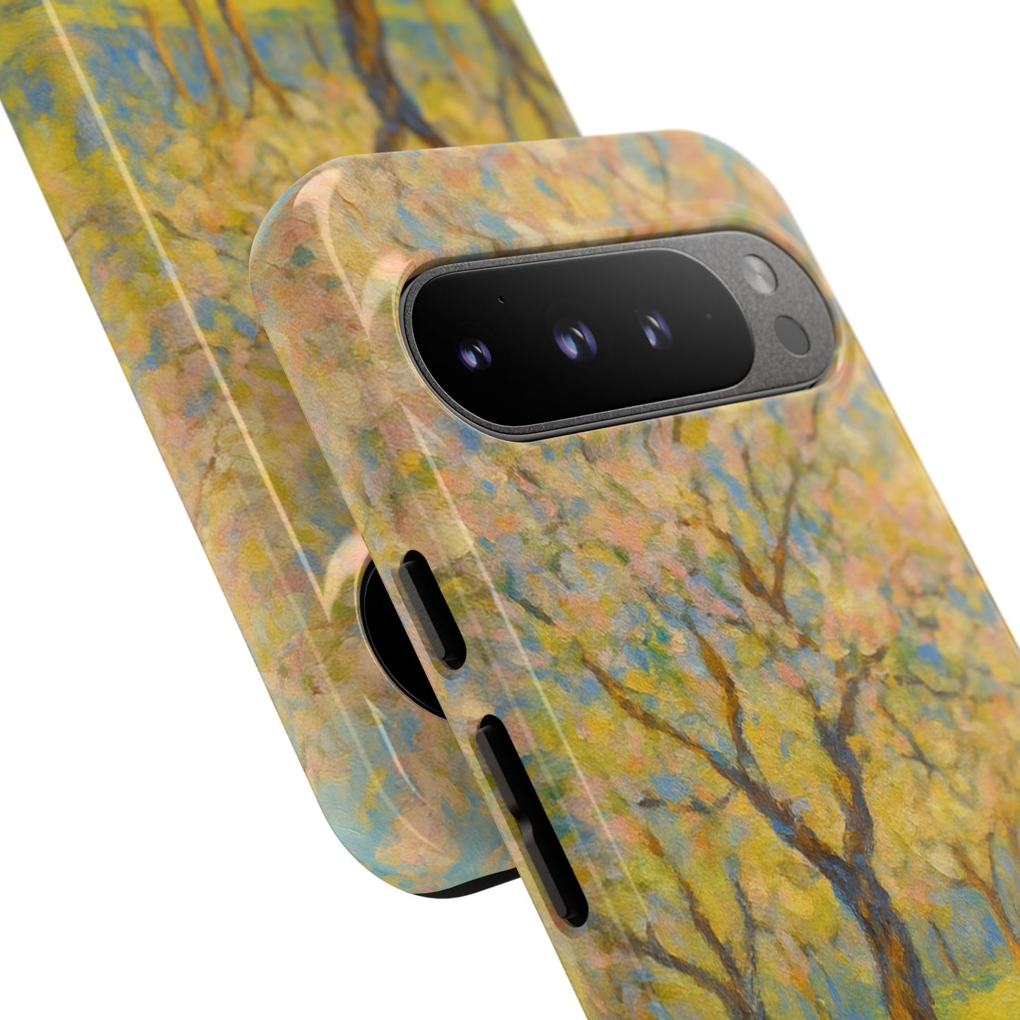 Artistic Phone Case, Tough Phone Case, Flower Tree Case, Spring Decor, Unique Phone Cover, Nature Lover Gift