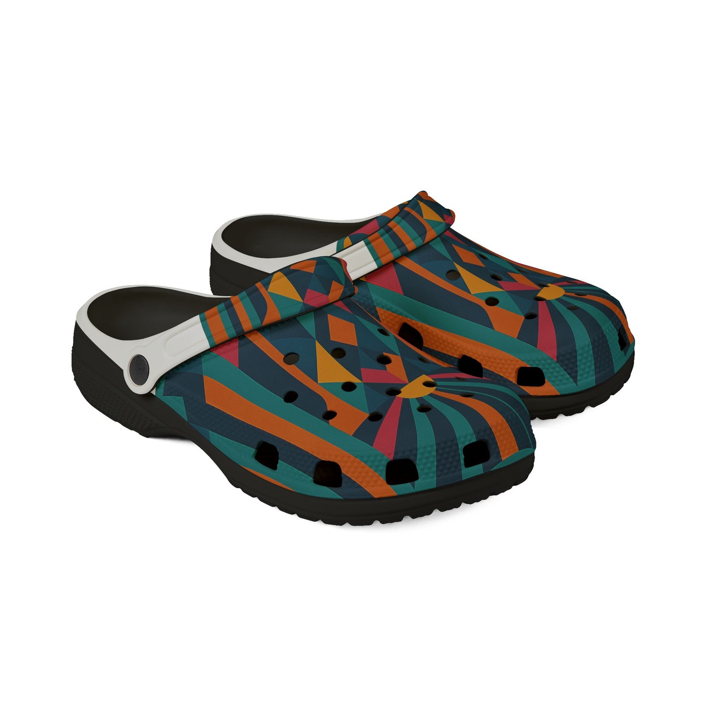 Vibrant AOP EVA Foam Clogs for Trendy Comfort | Unique Slip-On Shoes, Summer Fun, Festival Footwear, Casual Wear, Gift Ideas