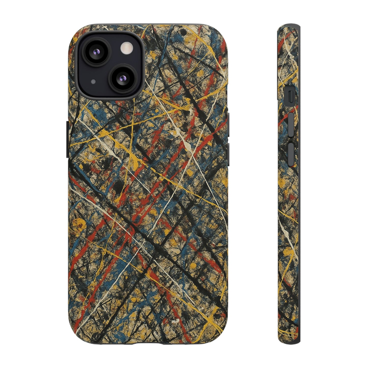 Tough Cases Phone Case - Bold Abstract Design, Stylish Mobile Cover, Unique Gift for Him/Her, Durable Accessory, Trendy Protection