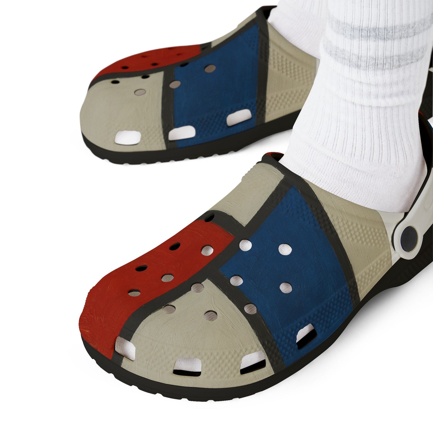 Colorful EVA Foam Clogs, Fun Slip-Ons, Art-Inspired Footwear, Comfortable Garden Shoes, Playful Everyday Wear, Unique Gift Idea